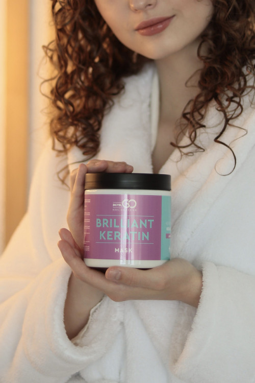 Kератиновая маска для любого типа волос 250 мл. Keratin SPA hair repair в Кемерово