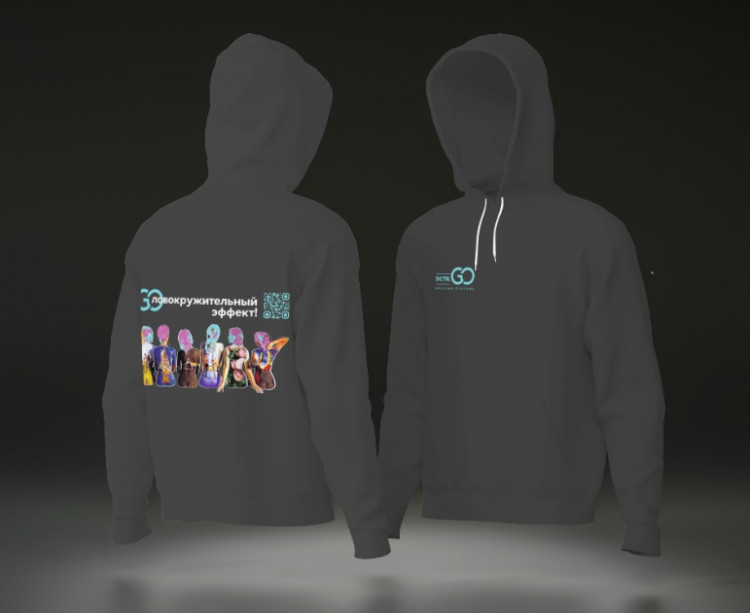 Худи с логотипом Dctr.Go в Кемерово
