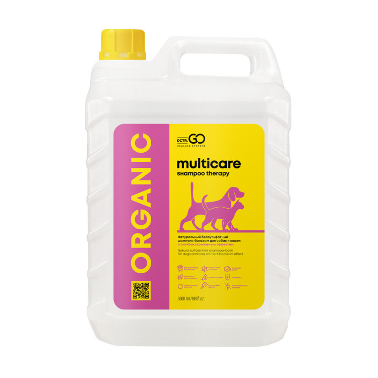Dctr.Go Шампунь-бальзам для животных  Sнampoo Therapy "Мультиуход" 5000 мл в Кемерово